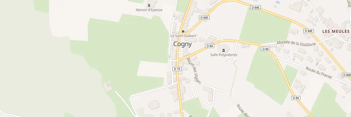 Plan du 5164 Le Bourg à Cogny