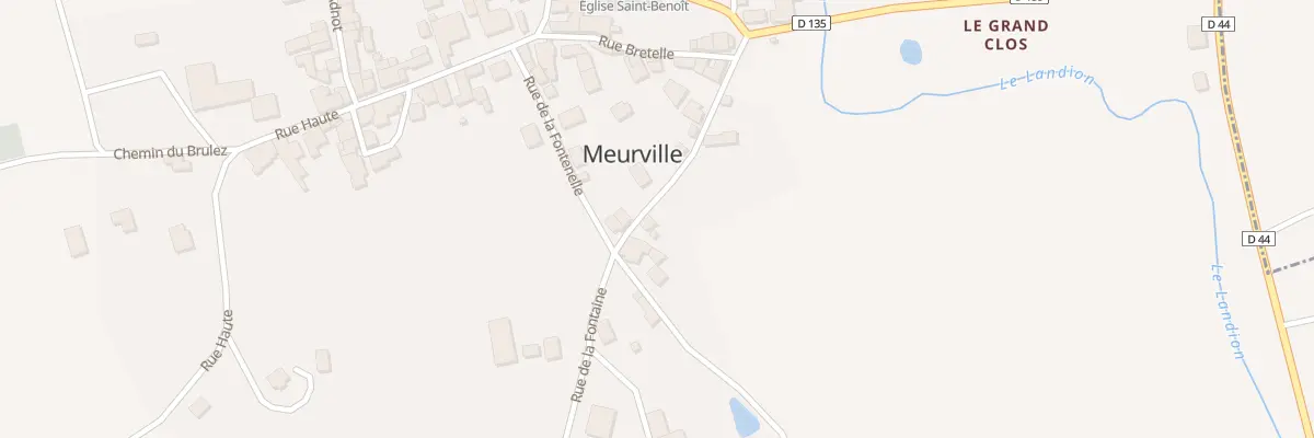 Plan du 30 Le Village à Meurville