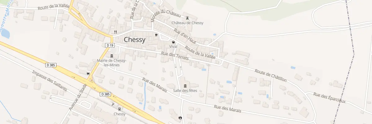 Plan du 182 Rue des Terrets à Chessy