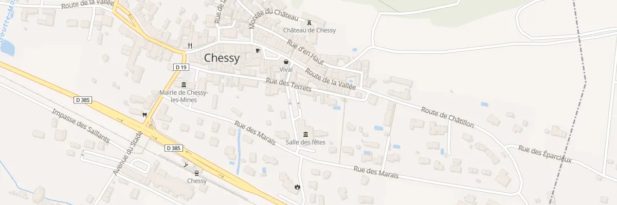 Plan du 5016 Rue des Terrets à Chessy