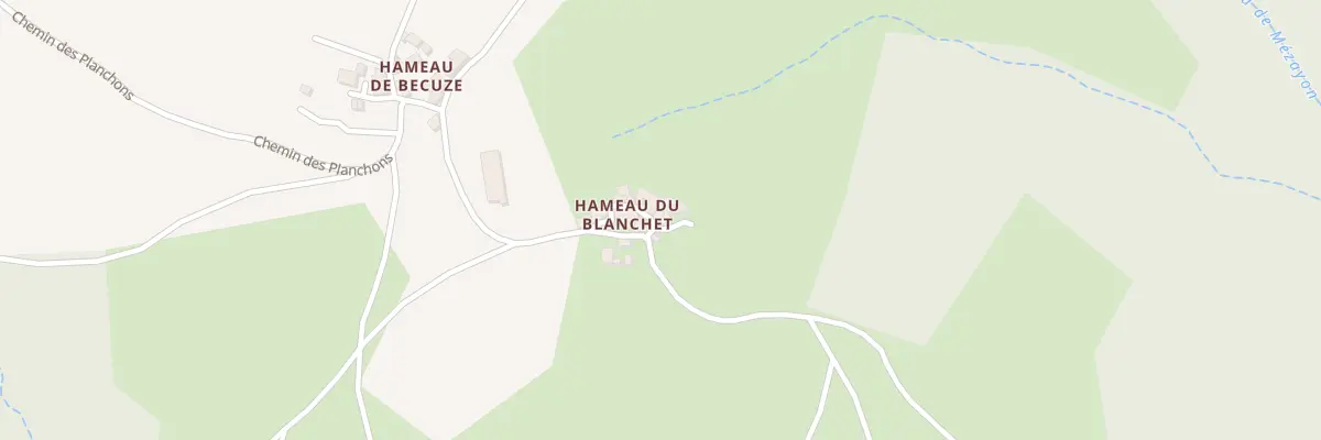 Plan du 5201 Le Blanchet à Saint-Alban-d’Ay