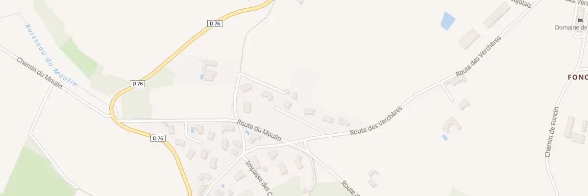 Plan du 136 Che de la Falconnière à Saint-Germain-Nuelles