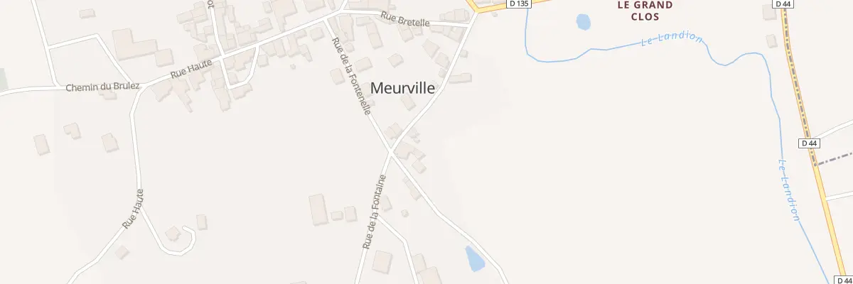 Plan du 3 Rue de la Fontaine à Meurville