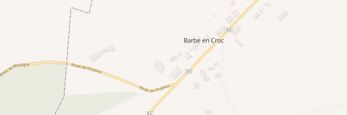 Plan du 23 Barbe En Croc à Mondigny