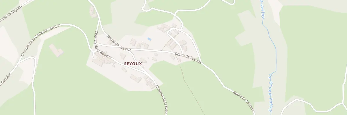 Plan du 2483 Rte de Seyoux à Sainte-Croix-en-Jarez