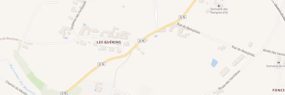 Plan du 1454 Rte de Chatillon à Saint-Germain-Nuelles