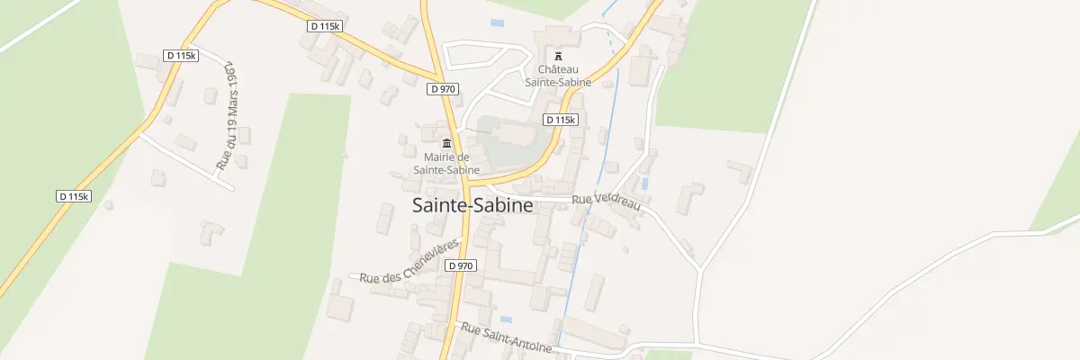 Plan du 4 Rue Saint Martin à Sainte-Sabine