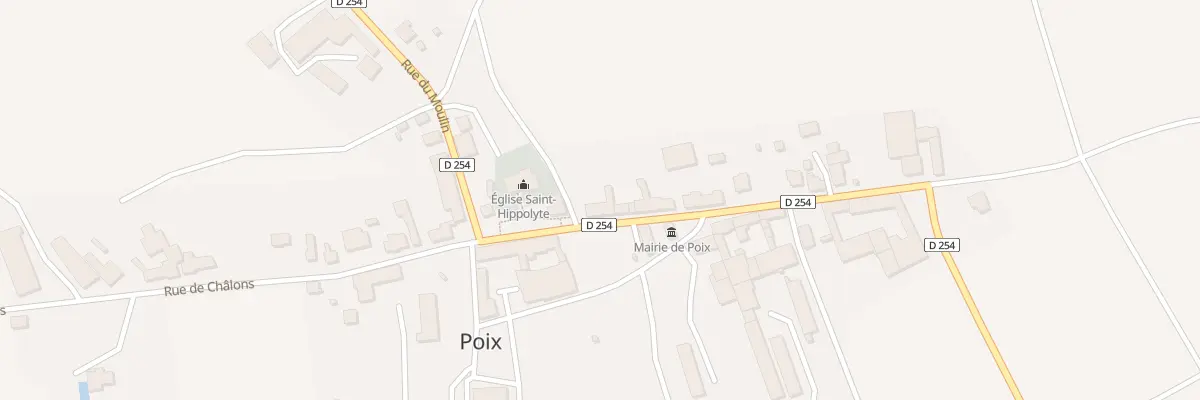 Plan du 3 Rue de Verdun à Poix