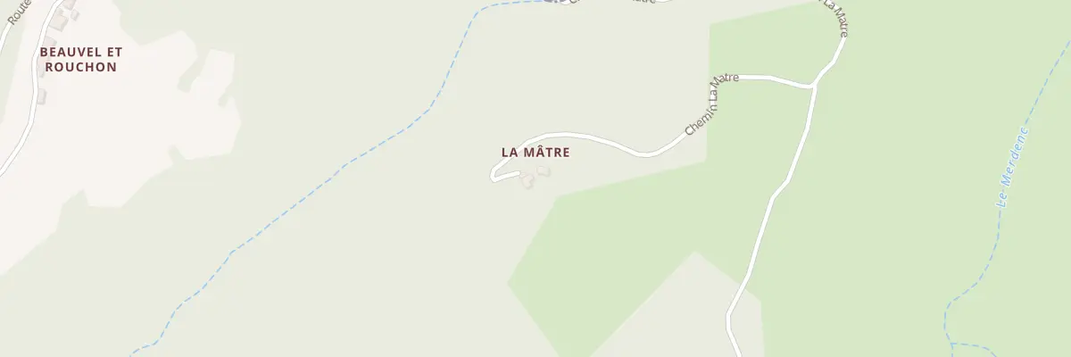 Plan du 675 Che la Matre à Bozas