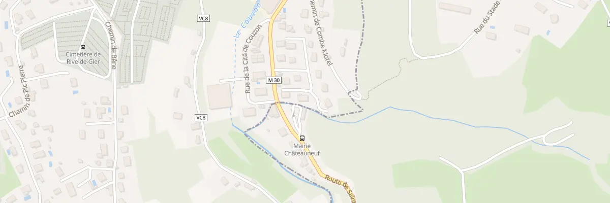 Plan du 23M Rue Vallée de Couzon à Rive-de-Gier