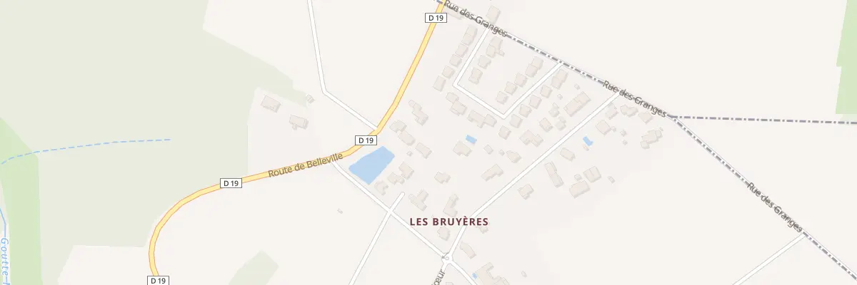 Plan du 1286 Rte de Belleville à Chessy