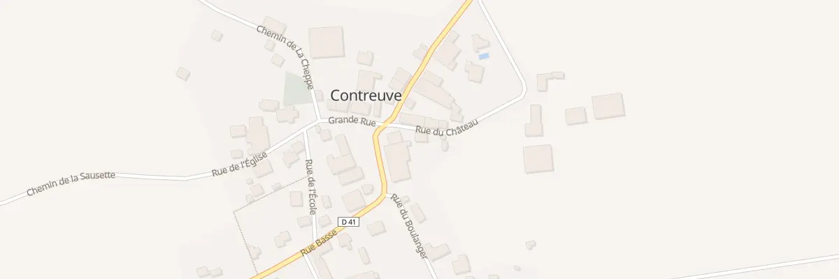 Plan du 4 Rue du Chateau à Contreuve