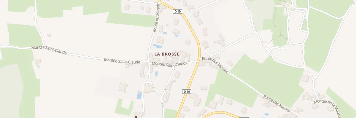 Plan du 52 Mte Saint Claude à Cogny