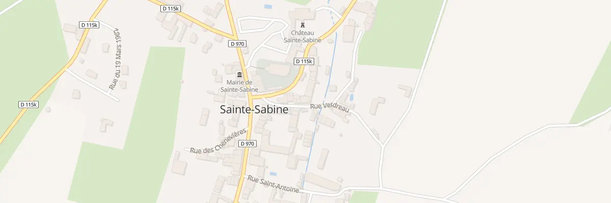 Plan du 5 Rue Verdreau à Sainte-Sabine