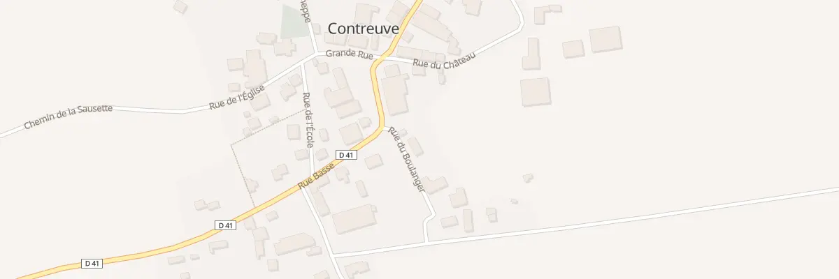 Plan du 1 Rue du Boulanger à Contreuve