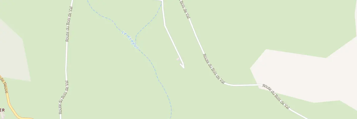Plan du 620 Rte du Bois de Val à Sceautres