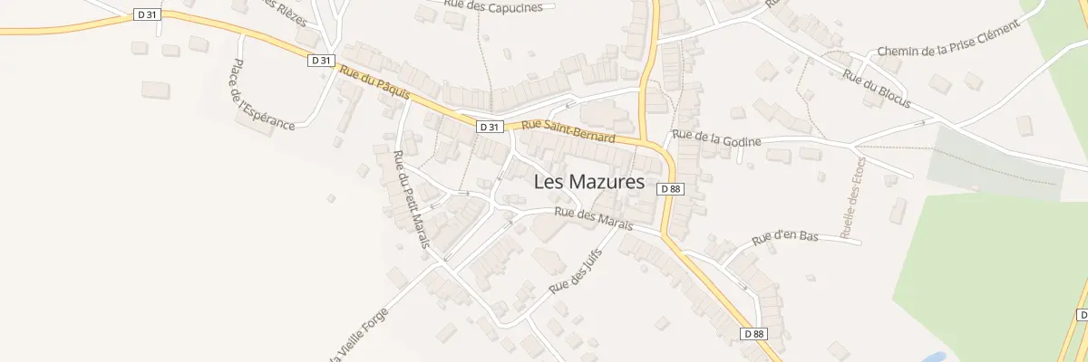 Plan du 5 Rue du Languedoc aux Mazures