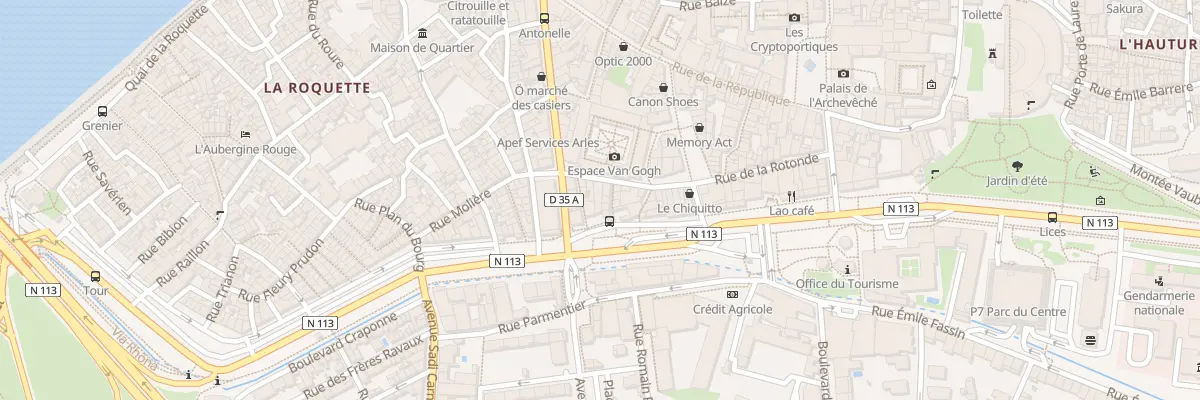 Plan du 17 Rue Molière à Arles
