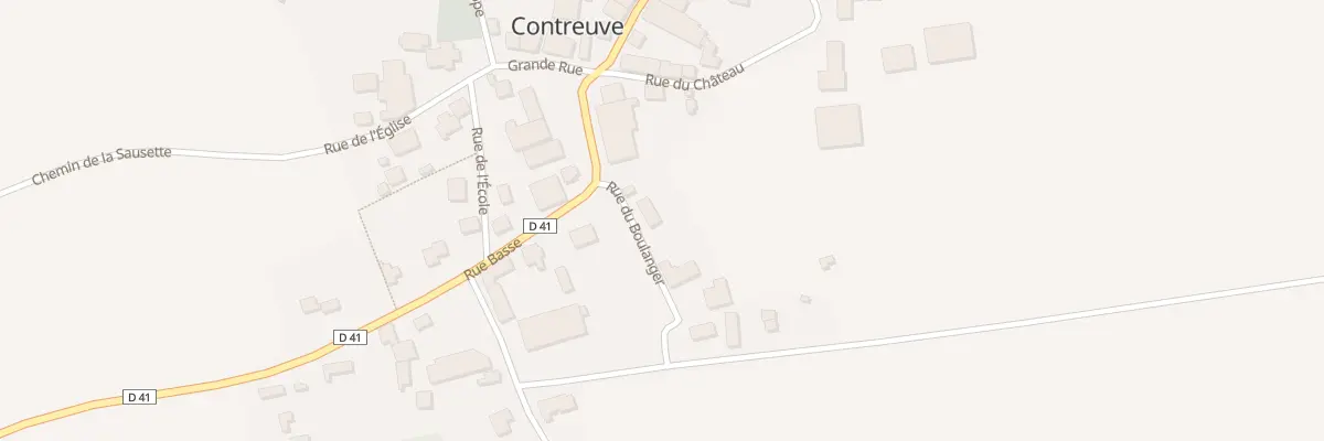 Plan du 3 Rue du Boulanger à Contreuve