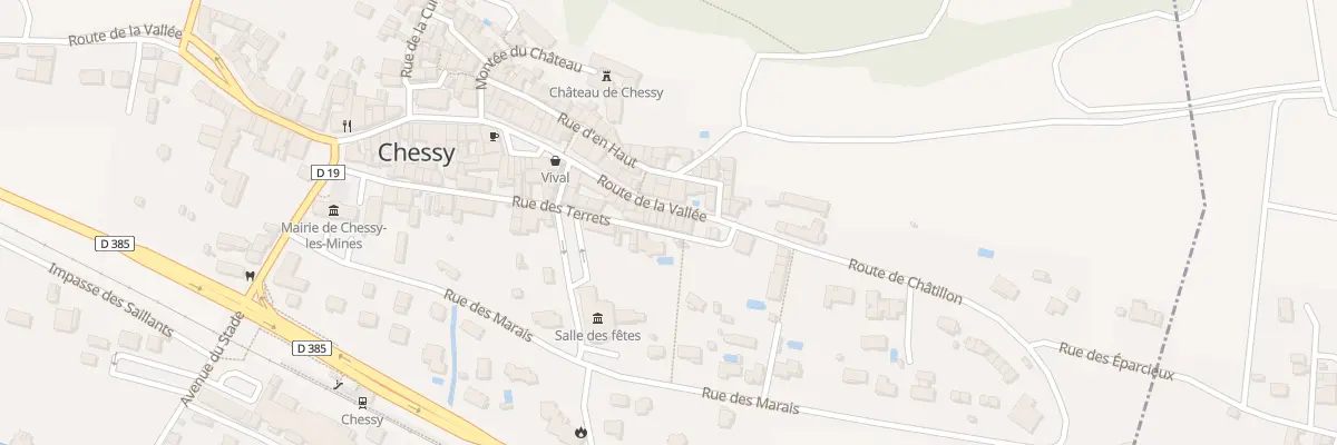 Plan du 5028 Rue des Terrets à Chessy