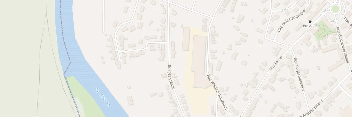 Plan du 1211 Rue Jean Macé à Revin
