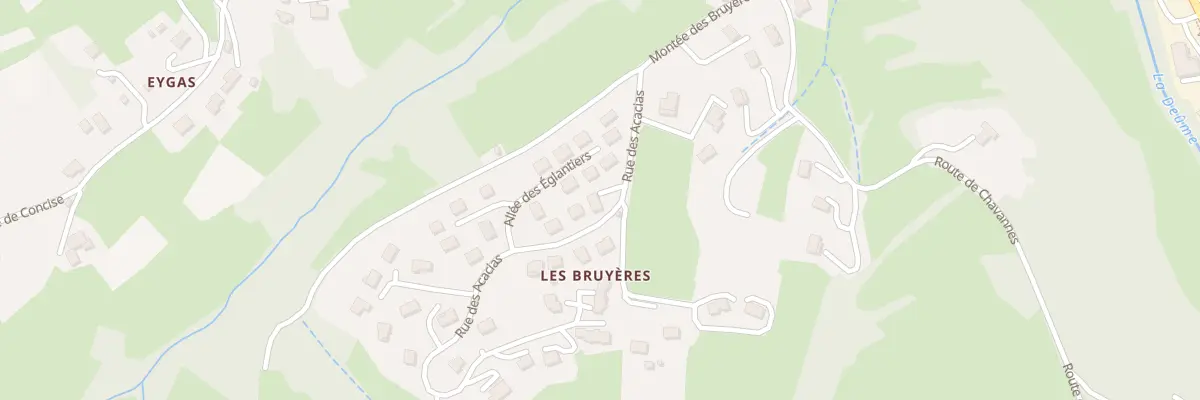 Plan du 136 Rue des Accacias à Saint-Victor