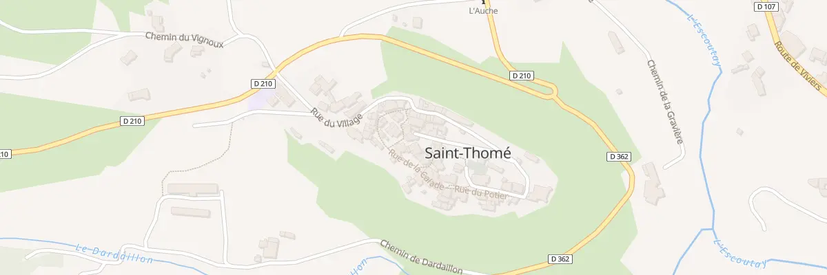 Plan du 25 Rue des Lilas à Saint-Thomé