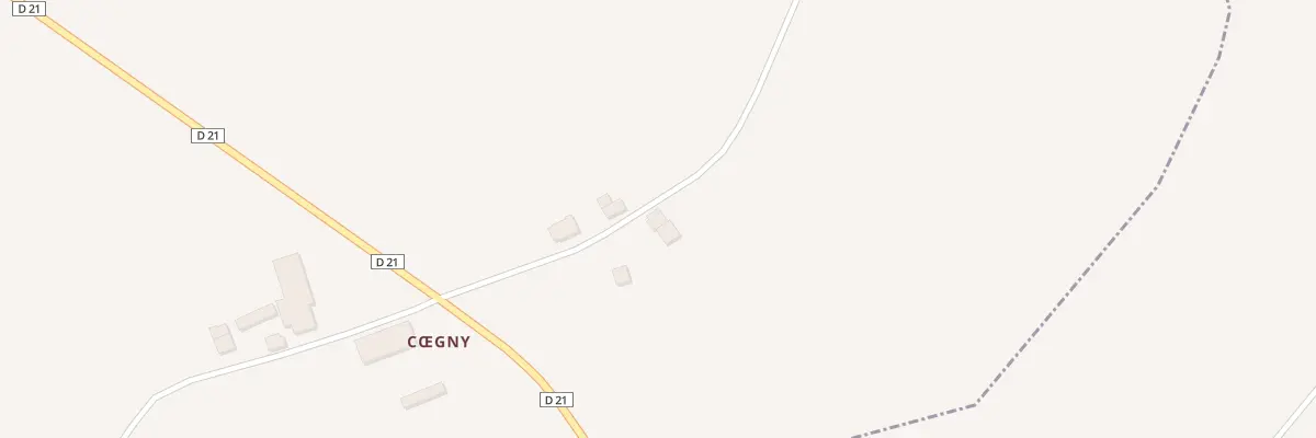 Plan du 6 Rue Hameau de Coegny à Chuffilly-Roche