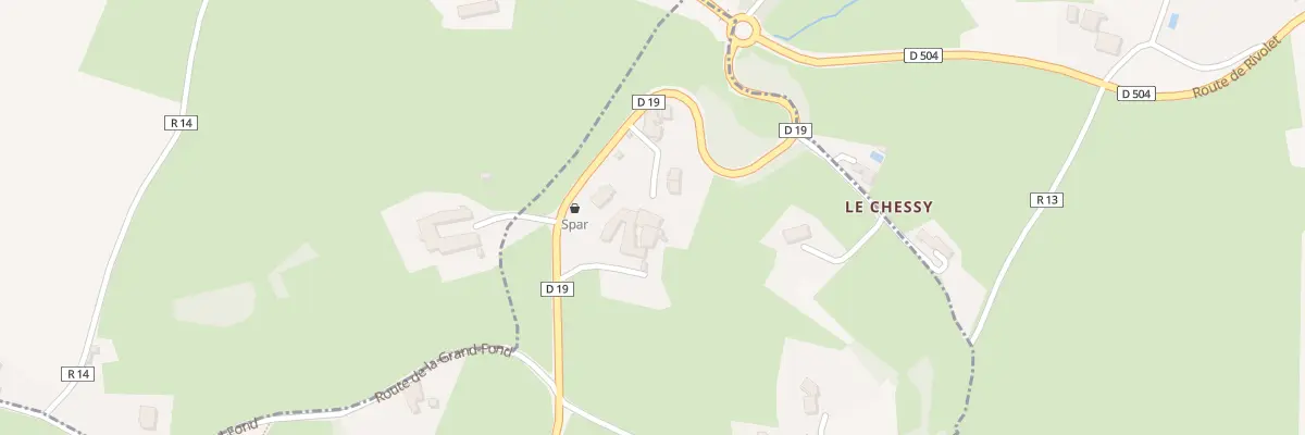 Plan du 60 Imp de Lapalud à Cogny