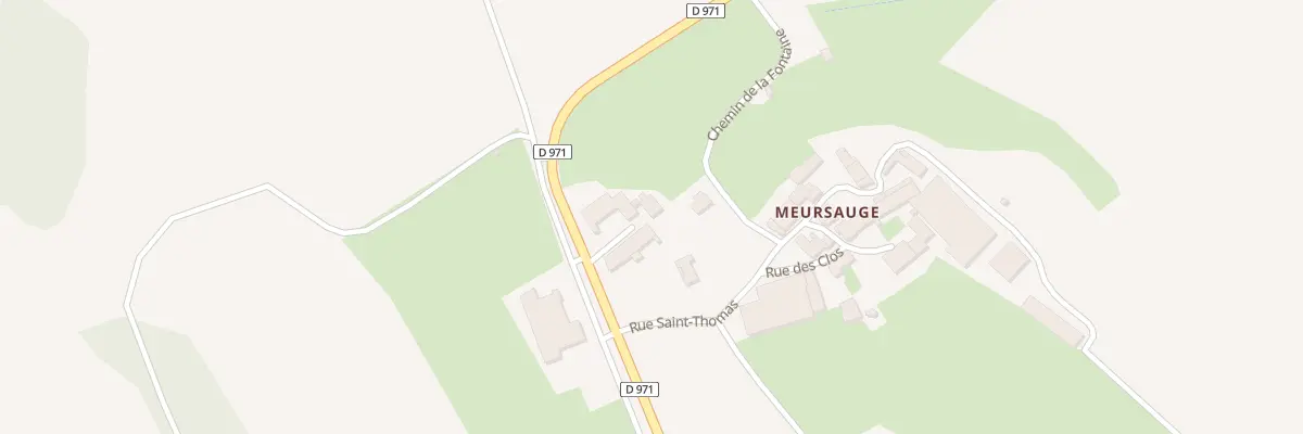 Plan du 1A Rte de Dijon Meursauges à Ampilly-les-Bordes
