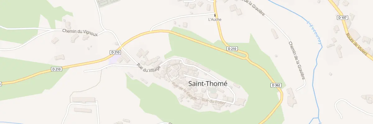 Plan du 1 Pl du Portail à Saint-Thomé