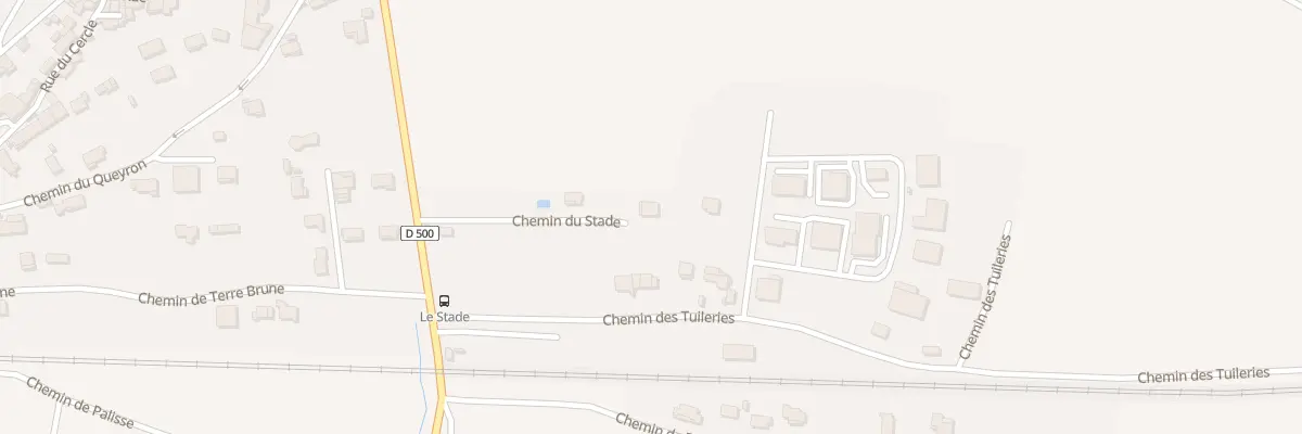 Plan du 3 Che du Stade à Théziers