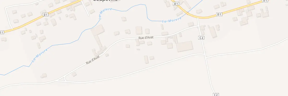 Plan du 10 Rue d’Avat à Coupéville