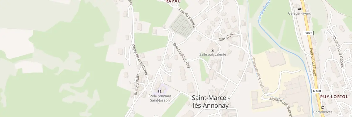 Plan du 267 Rue Mathieu Gay à Saint-Marcel-lès-Annonay