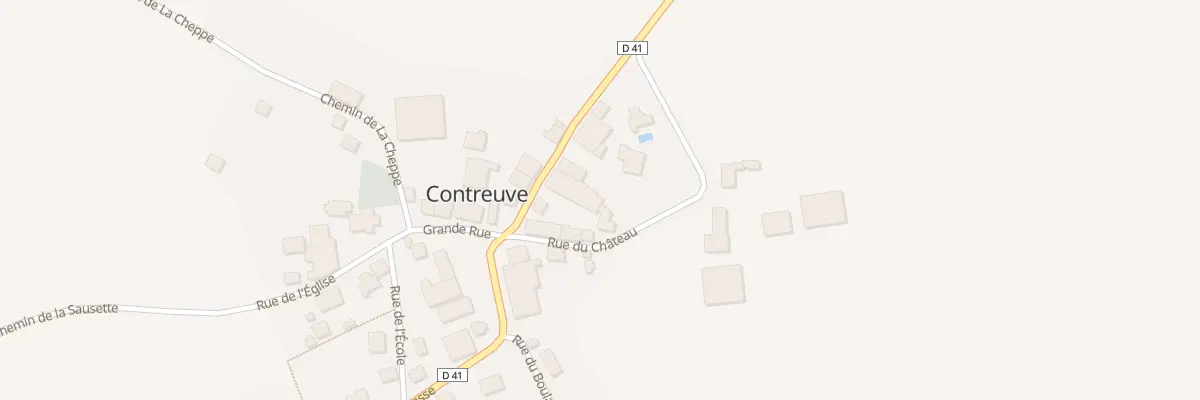 Plan du 4 Rue du Lavoir à Contreuve