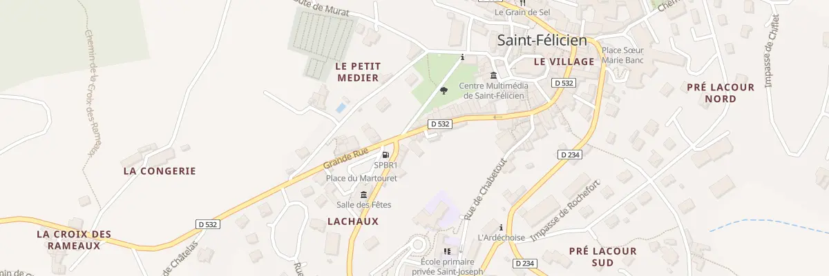 Plan du 53 Gr Grande Rue à Saint-Félicien