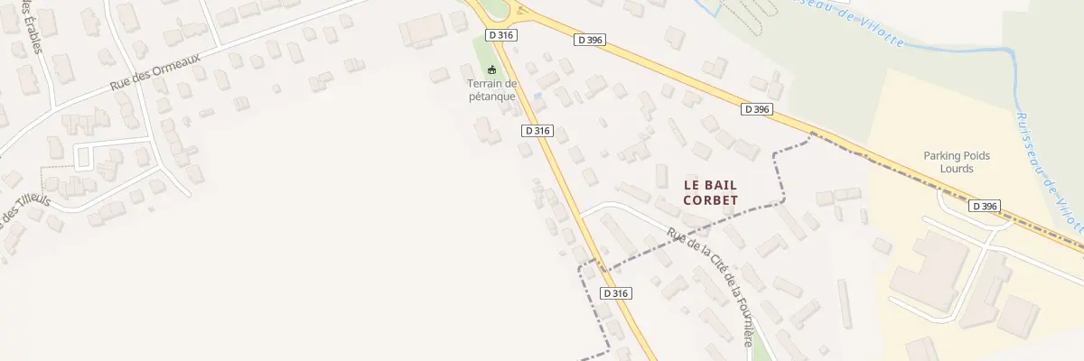 Plan du 12 Rue du Bocage à Marolles