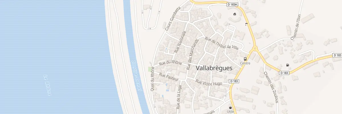 Plan du 41 Rue Nationale à Vallabrègues