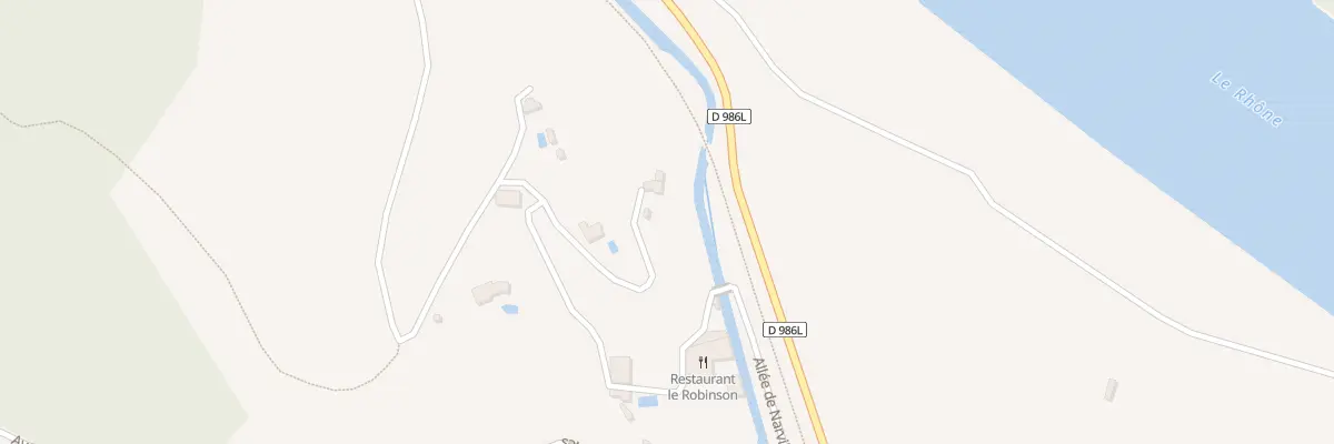Plan du 125D Che de Robinson à Beaucaire