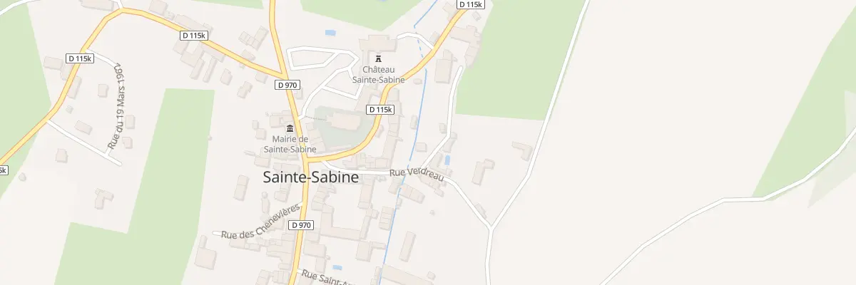 Plan du 7 Rue Verdreau à Sainte-Sabine