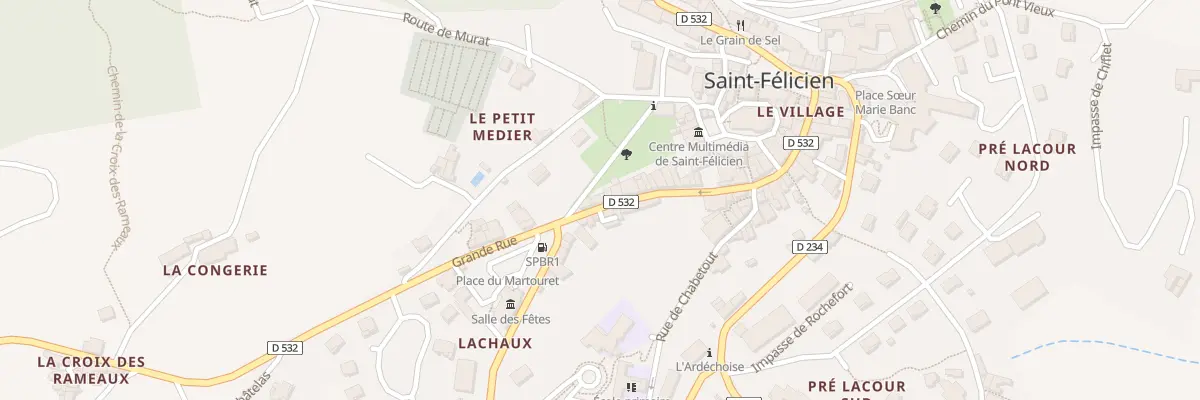 Plan du 52 Gr Grande Rue à Saint-Félicien