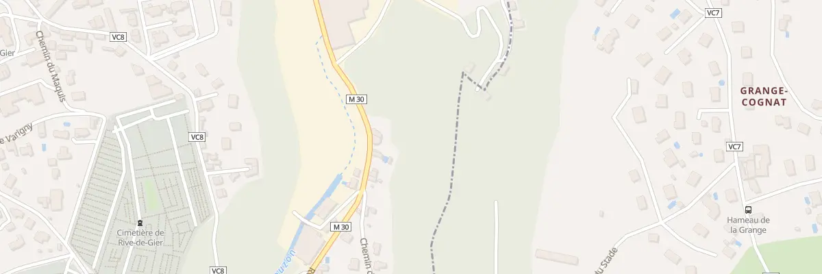 Plan du 9 Rue Vallée de Couzon à Rive-de-Gier