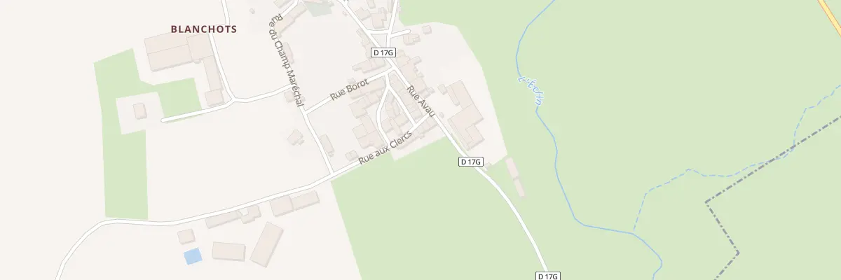 Plan du 7 Rue aux Clercs à Auxant