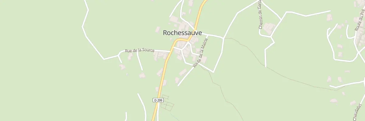 Plan du 5356 Rue du Lavoir à Rochessauve