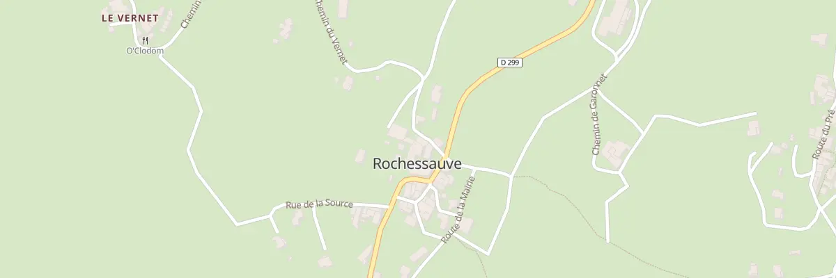 Plan du 5011 Le Village à Rochessauve