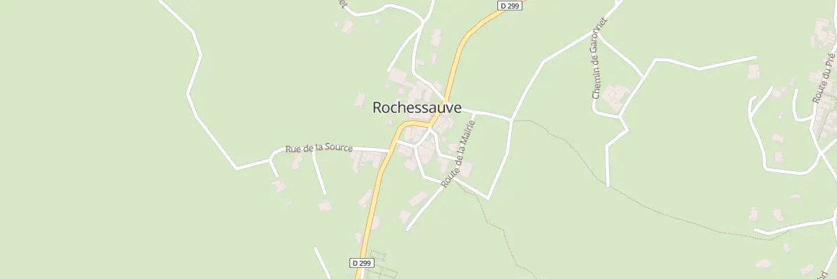 Plan du 5023B Le Village à Rochessauve