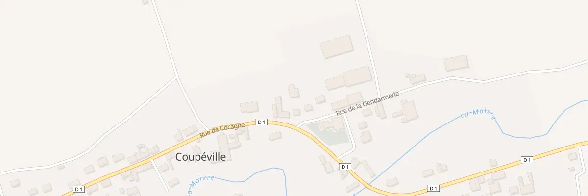 Plan du 34 Rue de Cocagne à Coupéville