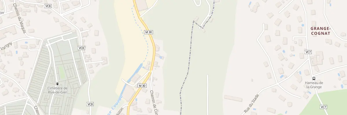Plan du 11 Rue Vallée de Couzon à Rive-de-Gier