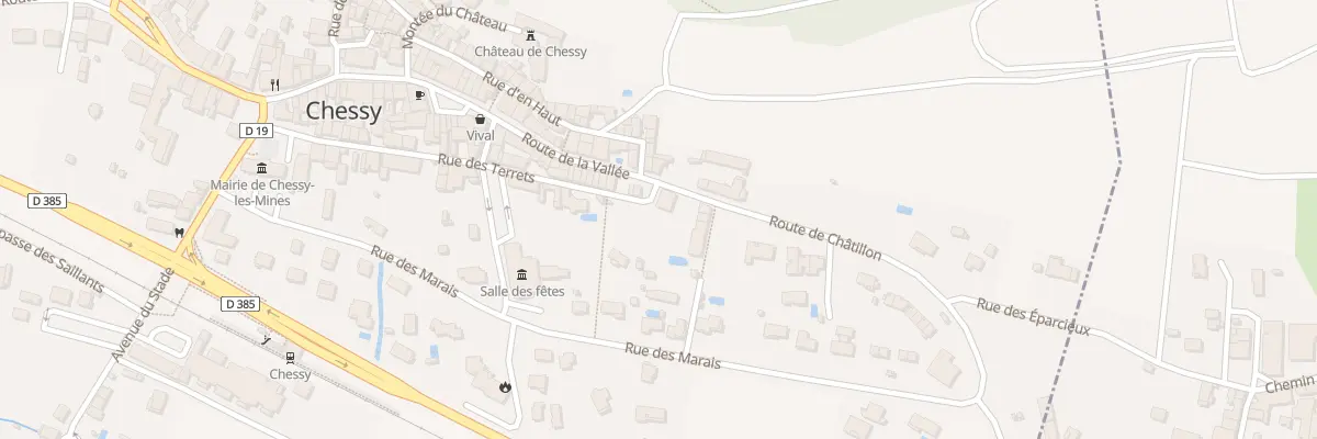 Plan du 18B Rte de Châtillon à Chessy