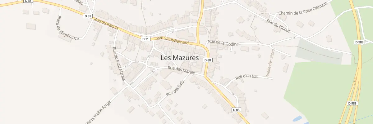 Plan du 6 Rue du Languedoc aux Mazures